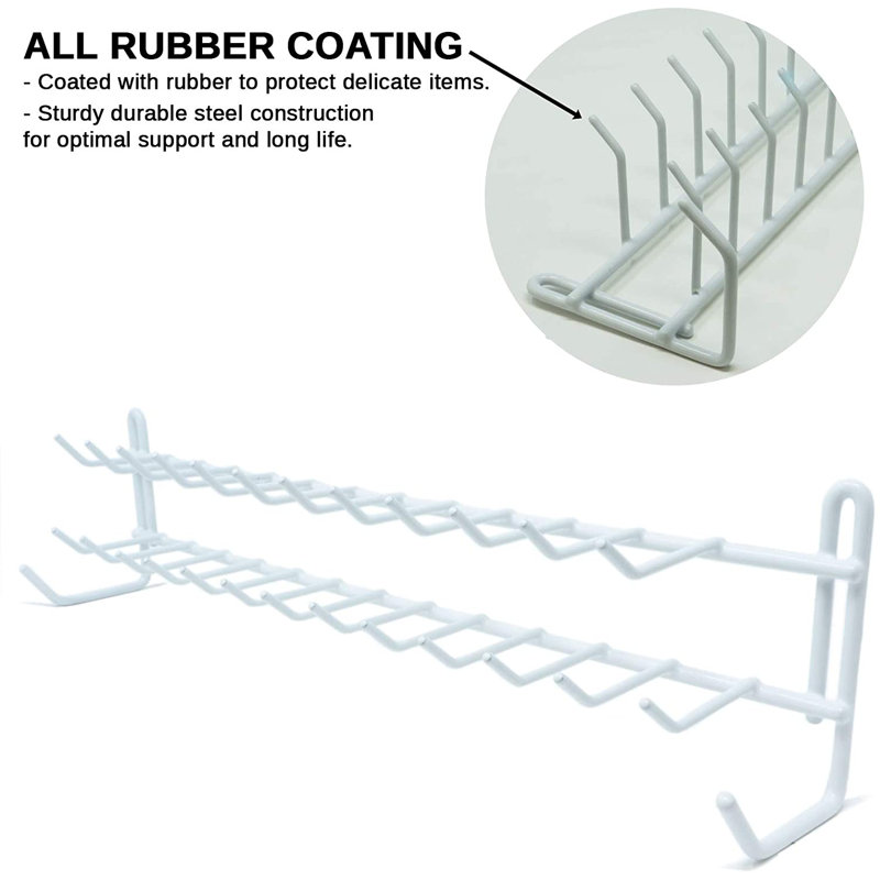 Rebrilliant Michaelis Wall Mount Tie and Belt Hanging Organizer